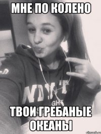 мне по колено твои гребаные океаны
