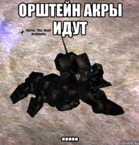 орштейн акры идут .....