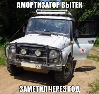 амортизатор вытек заметил через год