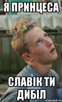 я принцеса славік ти дибіл