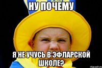 ну почему я не учусь в эфларской школе?