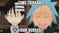 time to read your verses