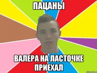 пацаны валера на ласточке приехал
