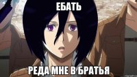 ебать реда мне в братья