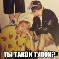  ты такой тупой?