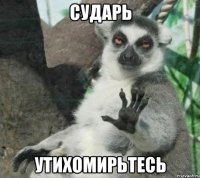 сударь утихомирьтесь