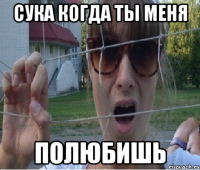 сука когда ты меня полюбишь