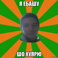 я ебашу шо хуярю