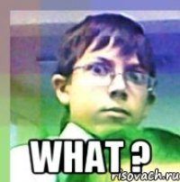  what ?