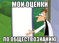 мои оценки по обществознанию