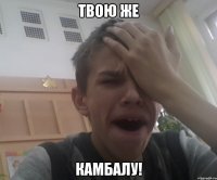 твою же камбалу!