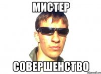 мистер совершенство