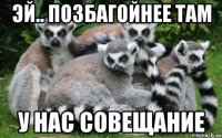эй.. позбагойнее там у нас совещание