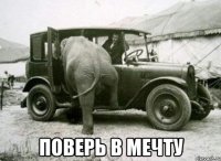  поверь в мечту