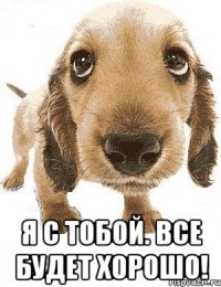  я с тобой. все будет хорошо!