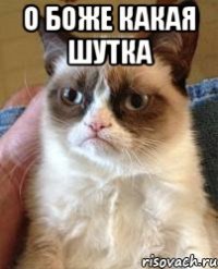 о боже какая шутка 