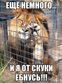 ещё немного... и я от скуки ёбнусь!!!