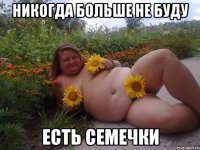 никогда больше не буду есть семечки
