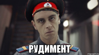  рудимент
