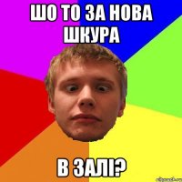 шо то за нова шкура в залі?