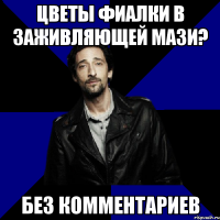 цветы фиалки в заживляющей мази? без комментариев