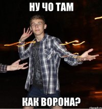 ну чо там как ворона?