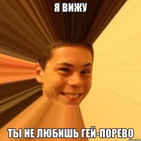 я вижу ты не любишь гей-порево