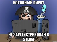 истинный пират не зарегистрирован в steam