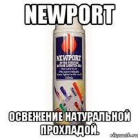 newport освежение натуральной прохладой.