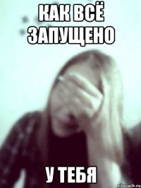 как всё запущено у тебя