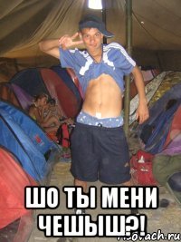  шо ты мени чешыш?!