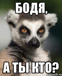 бодя, а ты кто?