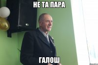 не та пара галош