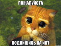 пожалуйста подпишись на ибт