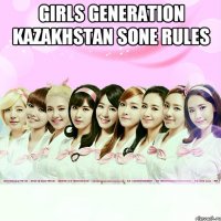 Girls Generation Kazakhstan Sоne Rules 