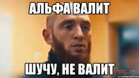 Альфа валит шучу, не валит