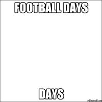 football days days