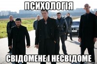 психологія cвідомене і несвідоме