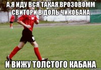 а я иду вся такая врозовомм свитори в доль чикобана и вижу толстого кабана