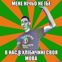 мене нічьо не їбе в нас в хлібичині своя мова