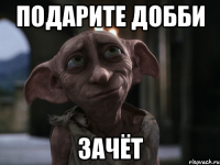 подарите добби зачёт