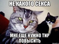 не какого секса мне еще нужно тир повысить