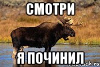 СМОТРИ Я ПОЧИНИЛ
