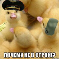  почему не в строю?