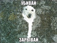 убивай зарывай