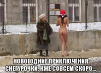  новогодние приключения снегурочки. кже совсем скоро...