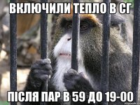включили тепло в сг після пар в 59 до 19-00