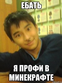 ебать я профи в минекрафте