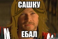 сашку ебал