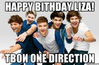 happy bithday liza! твои one direction